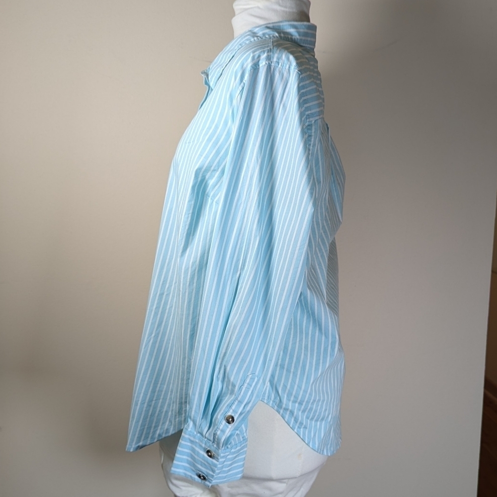 Universal Standard Striped Button-Up - image 2